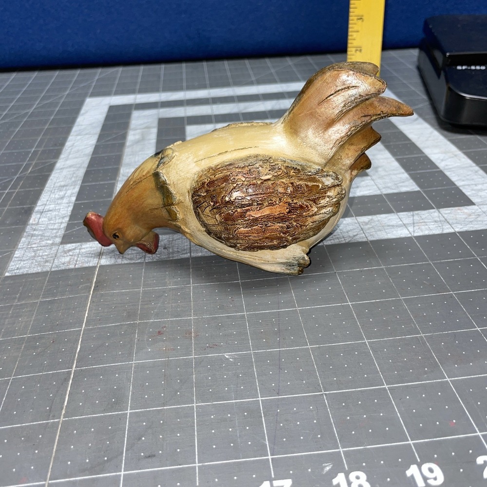 Rooster Hen Chicken Resin Shelf Edge Sitter County Cottage Core Farmhouse‎